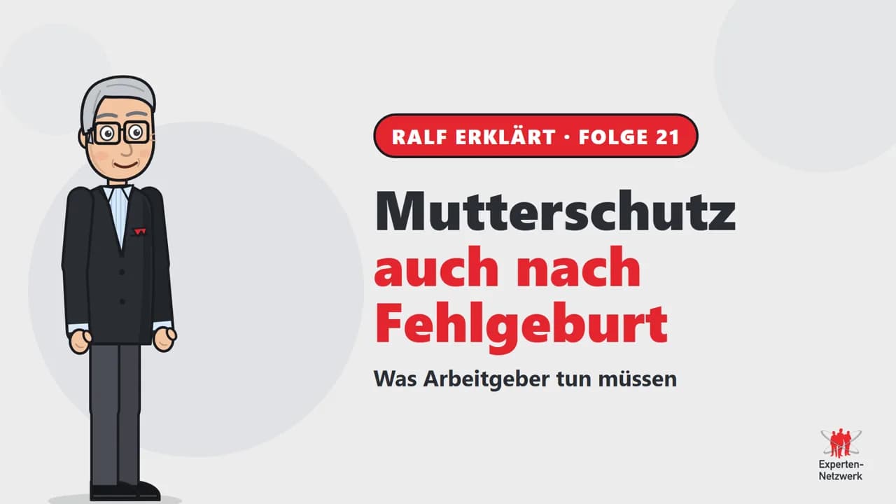 Vorschaubild zum Video Mutterschutz: Was Arbeitgeber tun müssen, auch nach Fehlgeburt