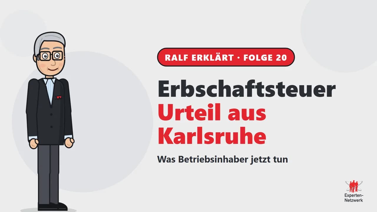 Vorschaubild zum Video Erbschaftsteuer und Betriebsnachfolge: Was das Urteil ändern könnte