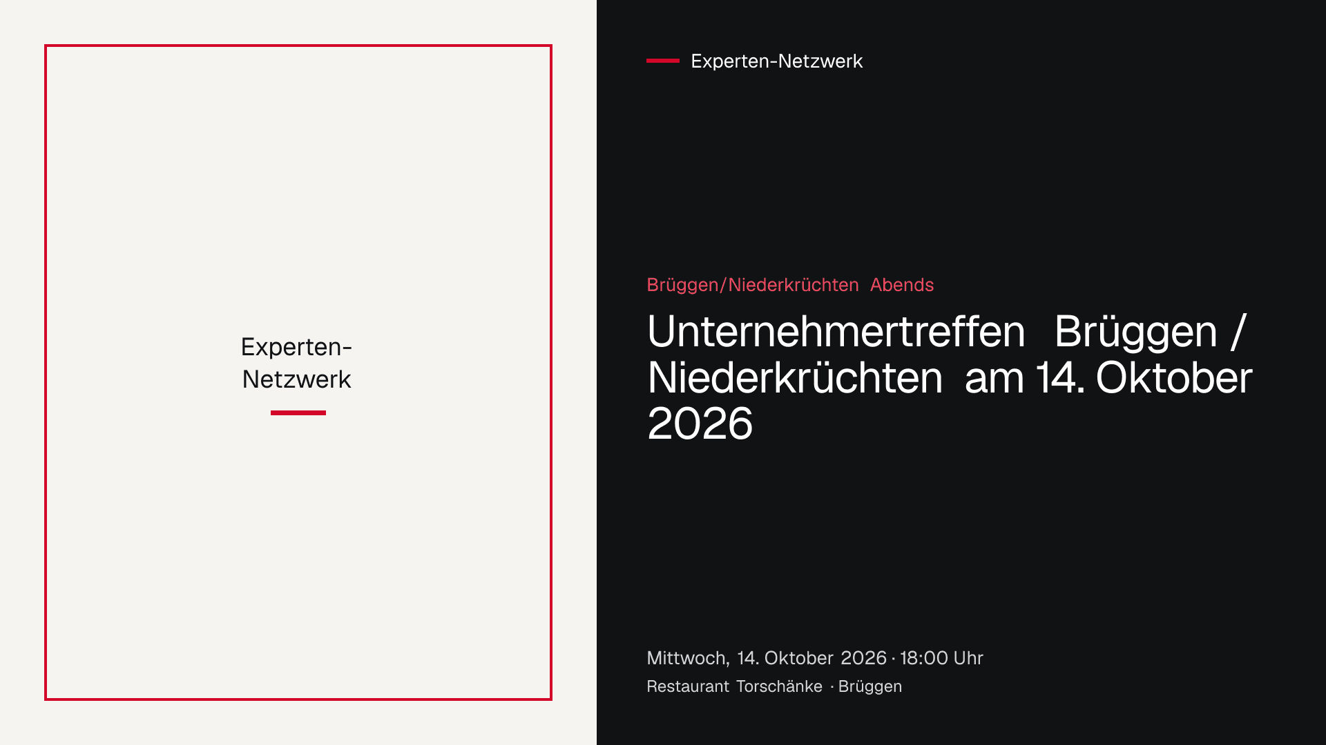 Unternehmertreffen der Gruppe Brüggen/Niederkrüchten Abends