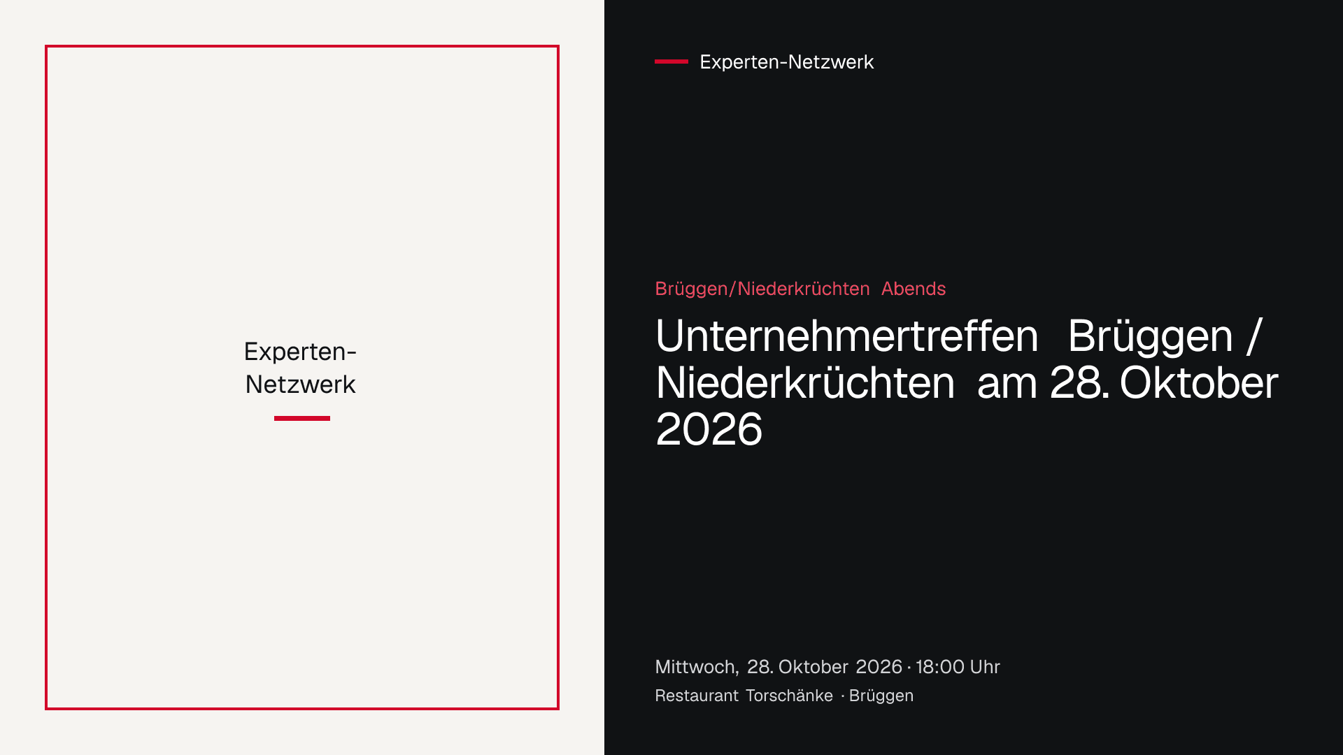 Unternehmertreffen der Gruppe Brüggen/Niederkrüchten Abends