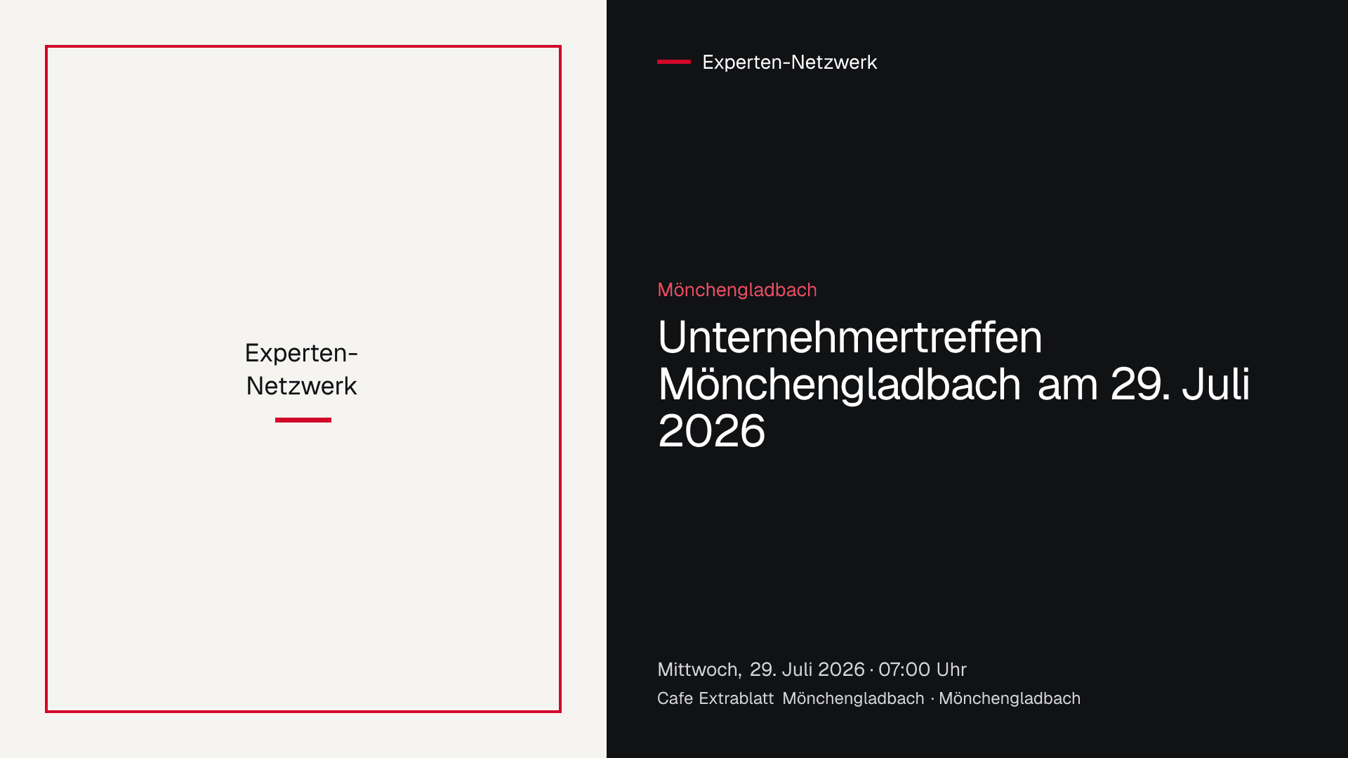 Unternehmertreffen der Gruppe Mönchengladbach