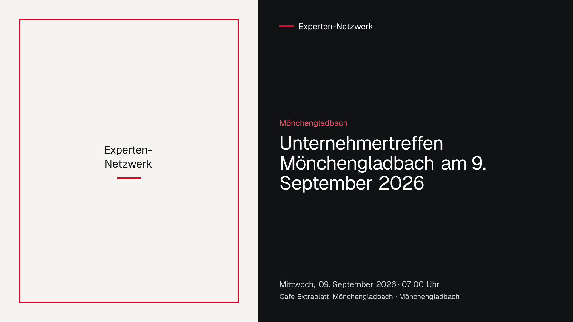 Unternehmertreffen der Gruppe Mönchengladbach