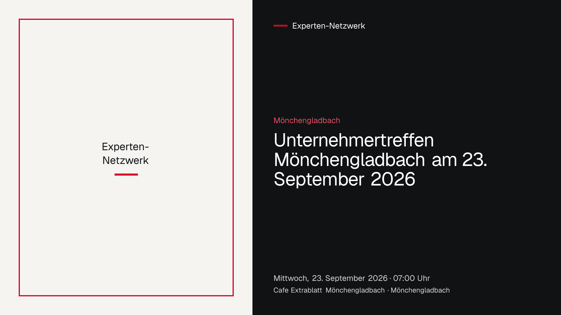 Unternehmertreffen der Gruppe Mönchengladbach