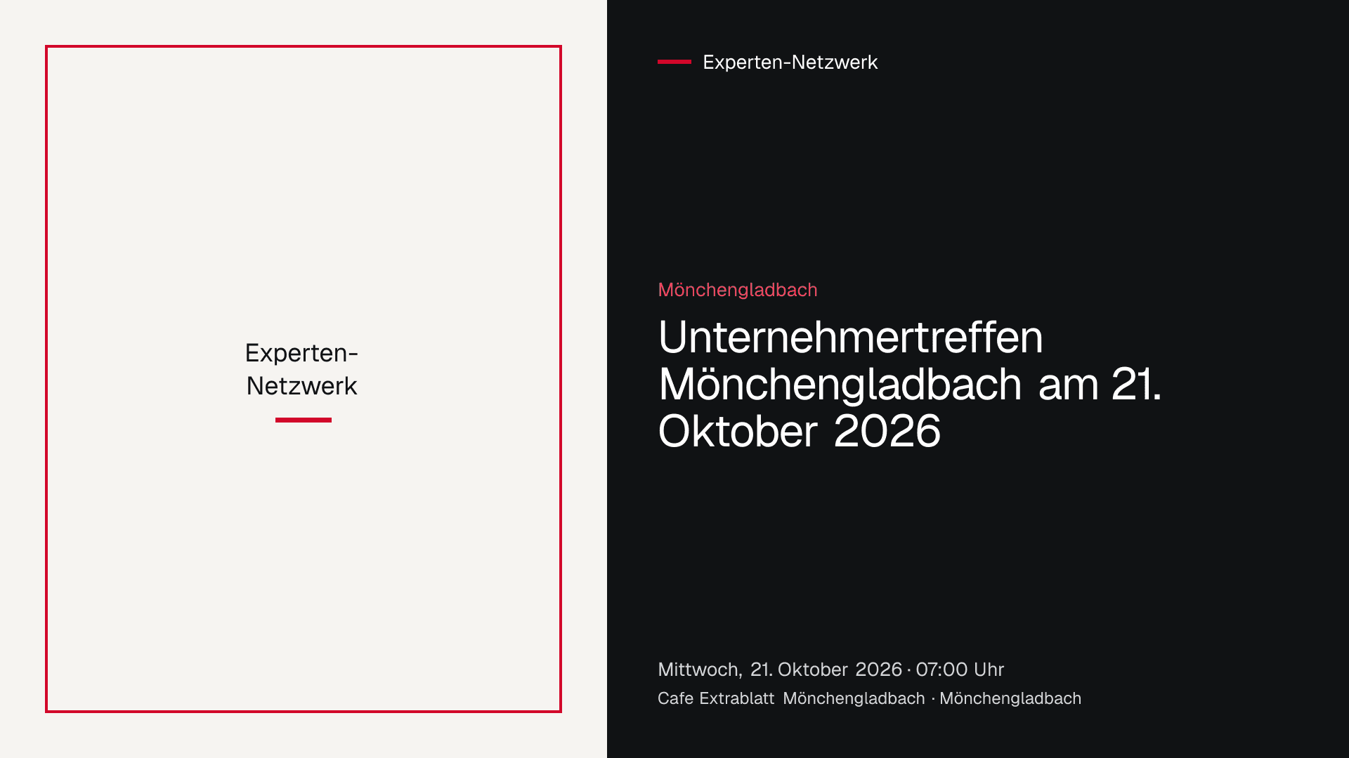 Unternehmertreffen der Gruppe Mönchengladbach