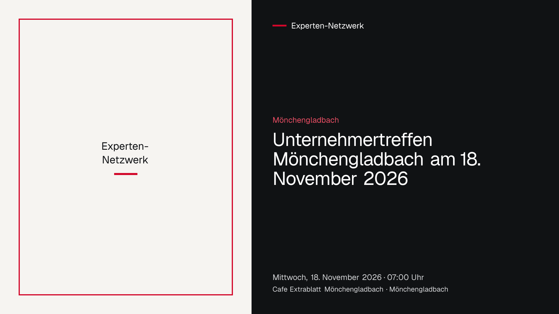 Unternehmertreffen der Gruppe Mönchengladbach