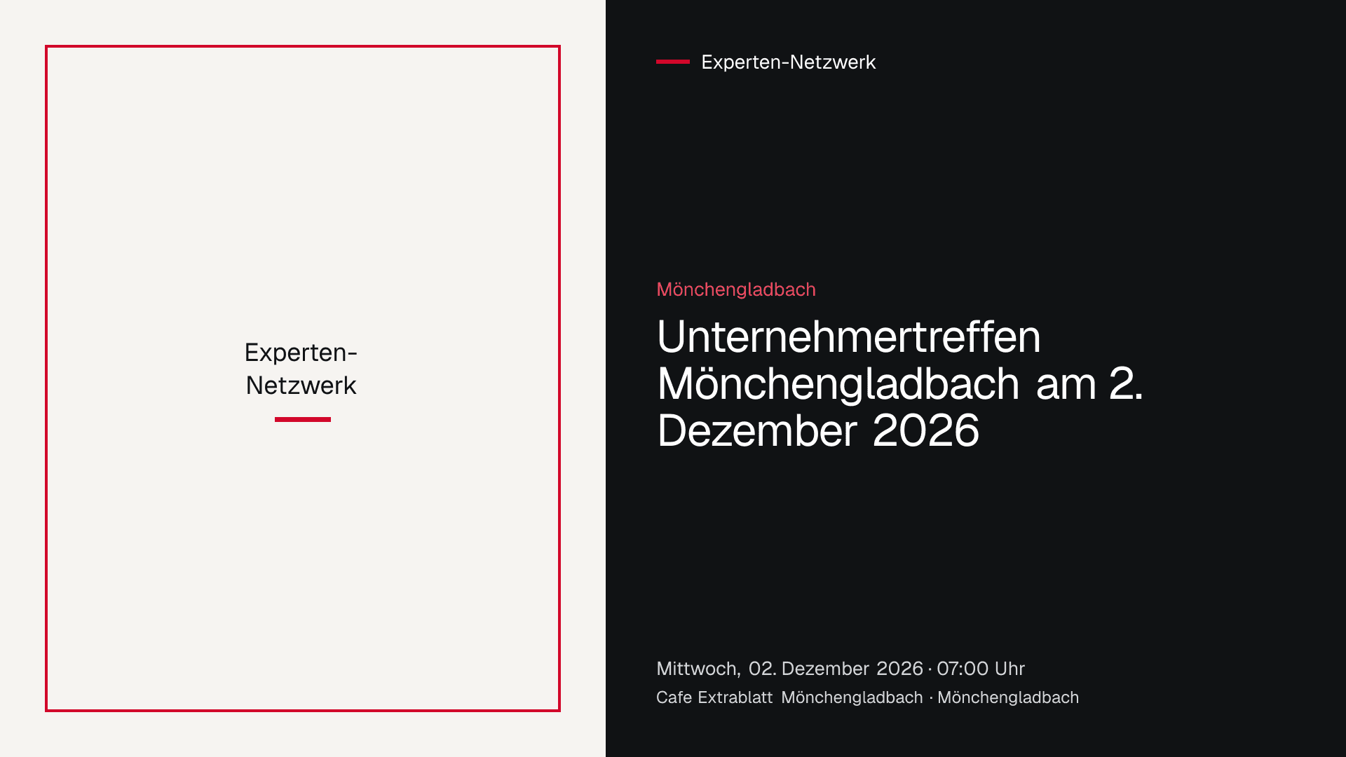Unternehmertreffen der Gruppe Mönchengladbach