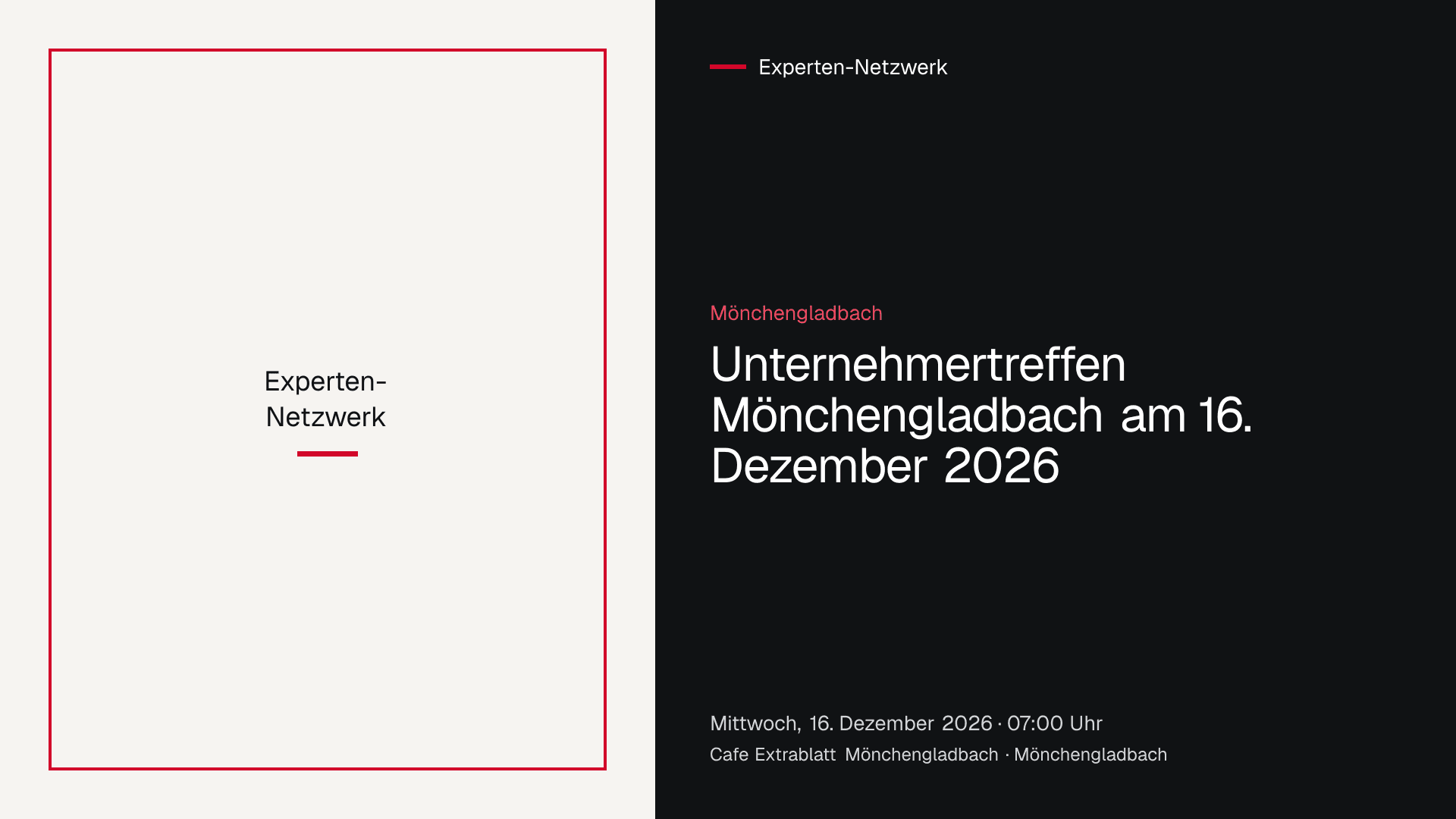 Unternehmertreffen der Gruppe Mönchengladbach