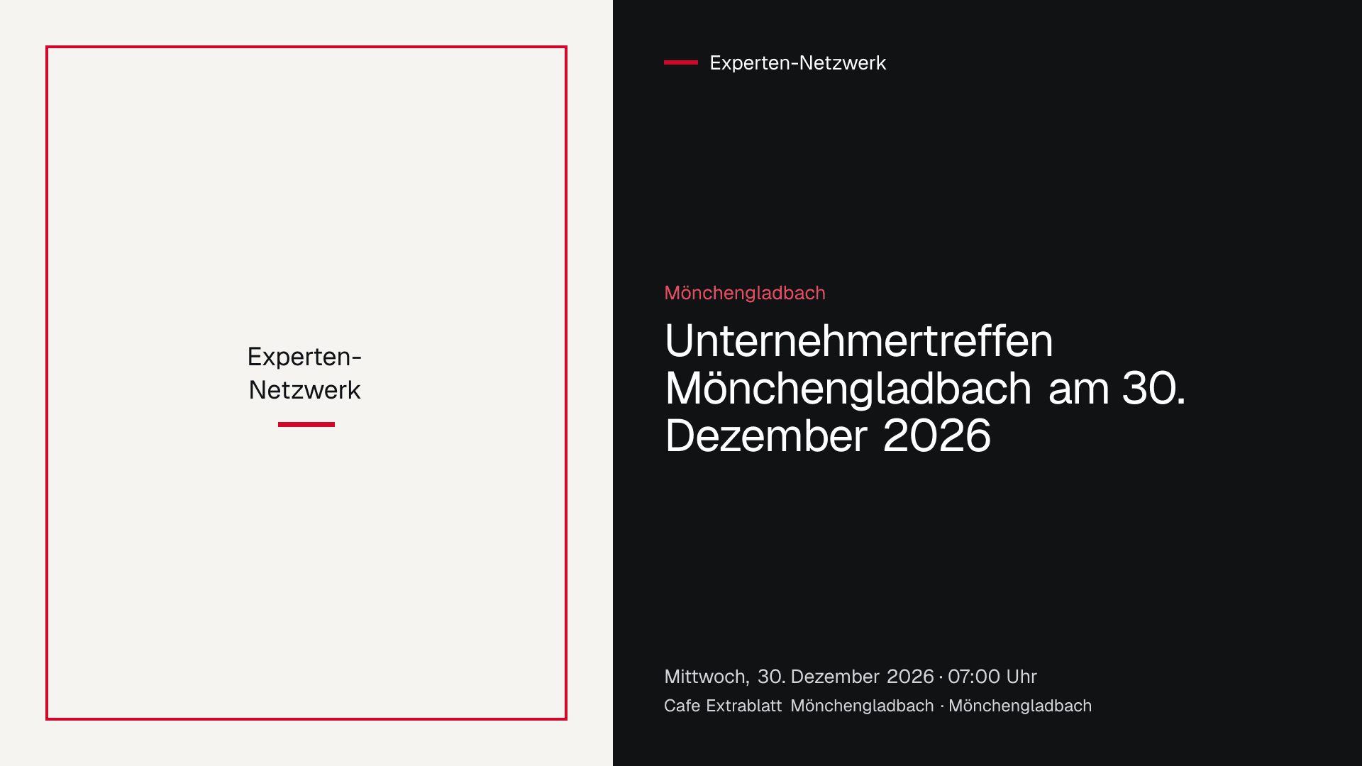 Unternehmertreffen der Gruppe Mönchengladbach