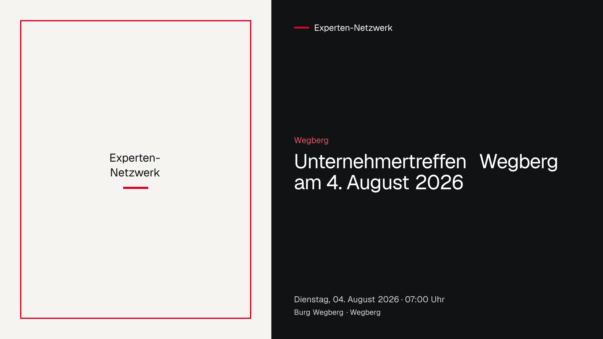 Unternehmertreffen der Gruppe Wegberg