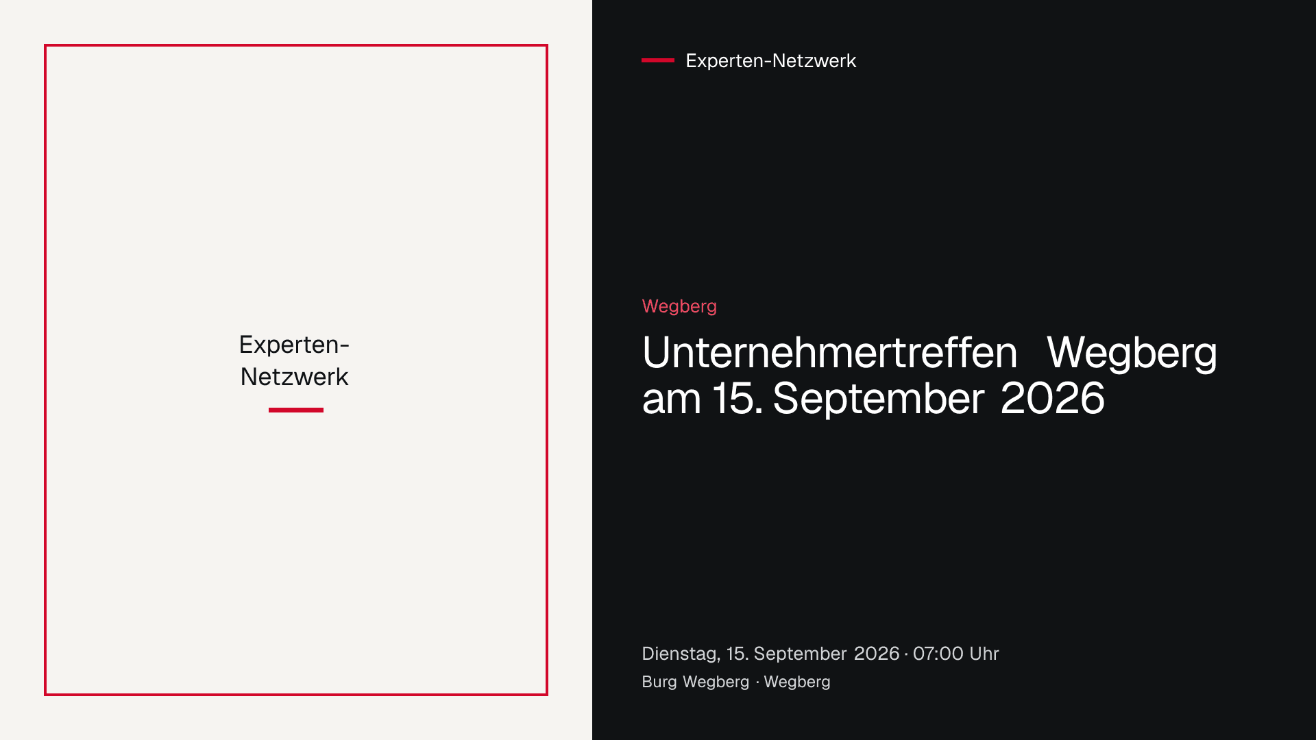Unternehmertreffen der Gruppe Wegberg