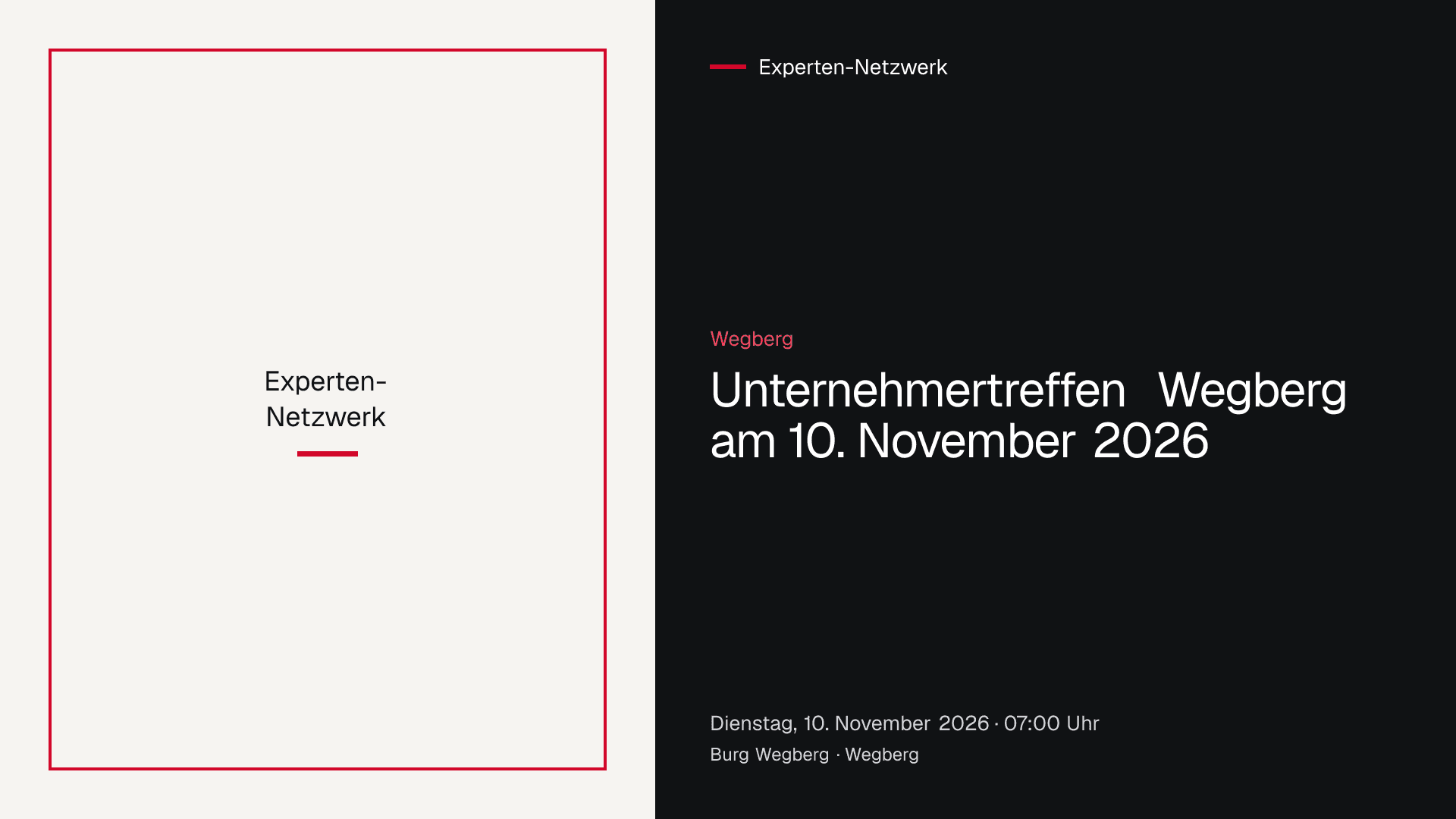 Unternehmertreffen der Gruppe Wegberg